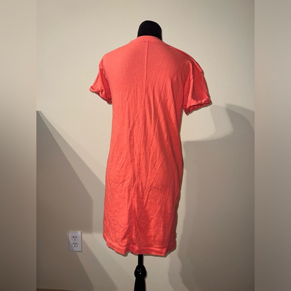Orange/Peach T-Shirt Dress - Picture 2 of 2